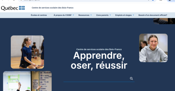 Un site Web bonifié pour le CSSBF