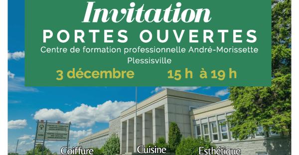 Portes ouvertes du CFPAM le 3 décembre
