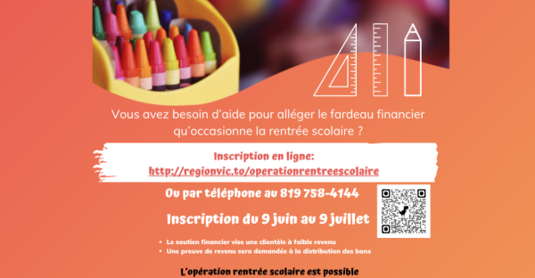 Opération Rentrée scolaire 2026 : Inscriptions jusqu'au 9 juillet 2026